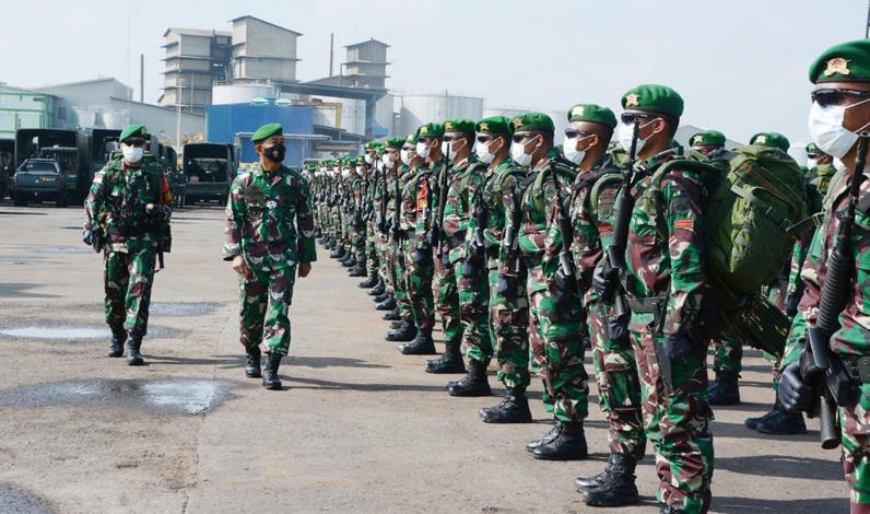 Satgas Yonif 407/PK Kembali ke Markas usai Tugas Operasi Pamtas RI-Malaysia