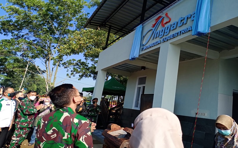 Pusdikkav Miliki Sarana Latihan Berkuda Memadai, Diberi Nama Anggatra Turangga Equestrian