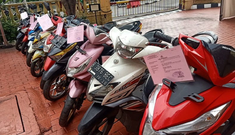Aksi Pelaku Curanmor Viral, 4 Orang Ditangkap Polisi