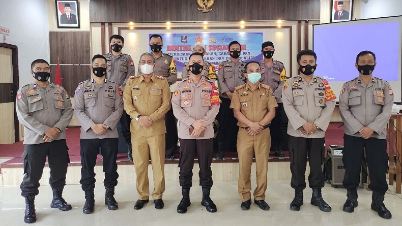 Kapolres Enrekang Buka Pelatihan Tracer Covid-19 bagi Bhabinkamtibmas