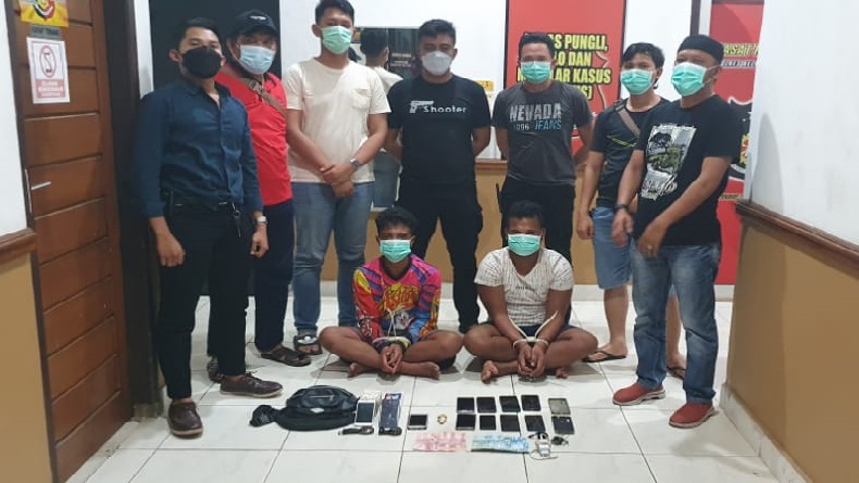 Bobol Rumah Warga Gasak 3 Handphone, 2 Pria di Belitung Timur Ditangkap Polisi