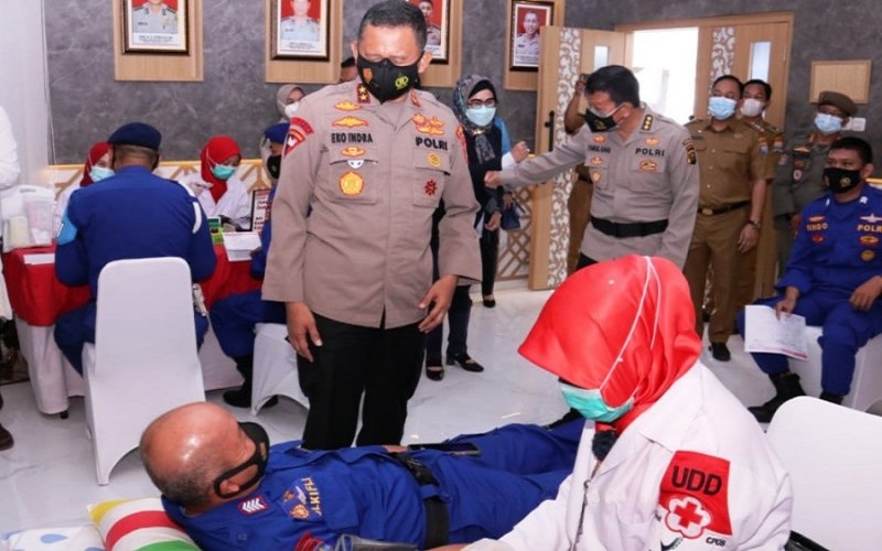  Selama Pandemi Kebutuhan Darah di Palembang Meningkat, Ini yang Dilakukan Polda Sumsel 