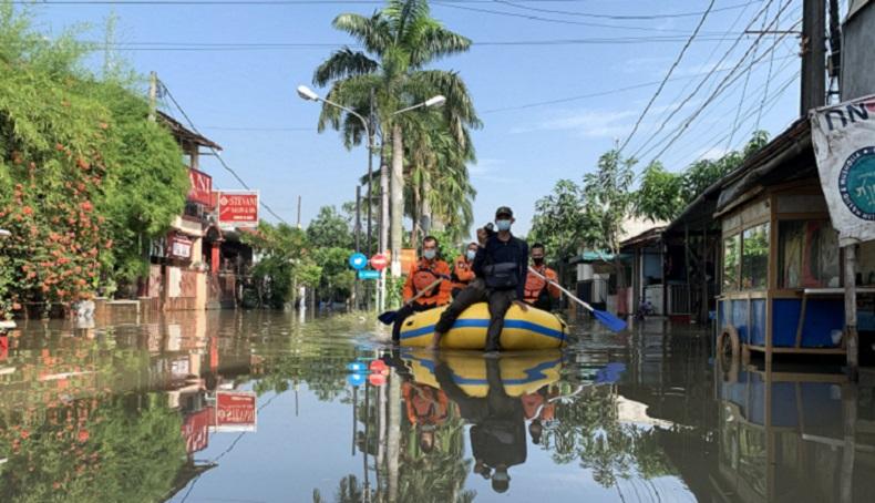 Banjir Bekasi Sisakan 1 Titik di Pondok Hijau Permai