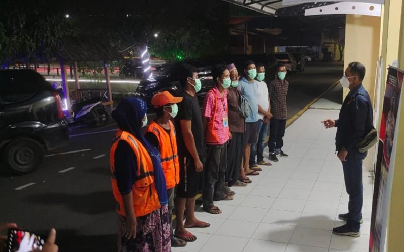 Polres Pidie Amankan Sejumlah Jukir Liar yang Kerap Palak Warga