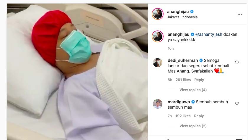 Anang Hermansyah Dilarikan ke Rumah Sakit, Ashanty Cerita RS Penuh