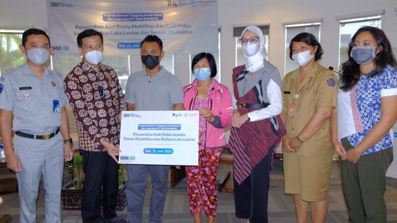 Dukung Korban Kecelakaan dan Kaum Disabilitas, Jasa Raharja Berikan Alat Bantu Mobilitas