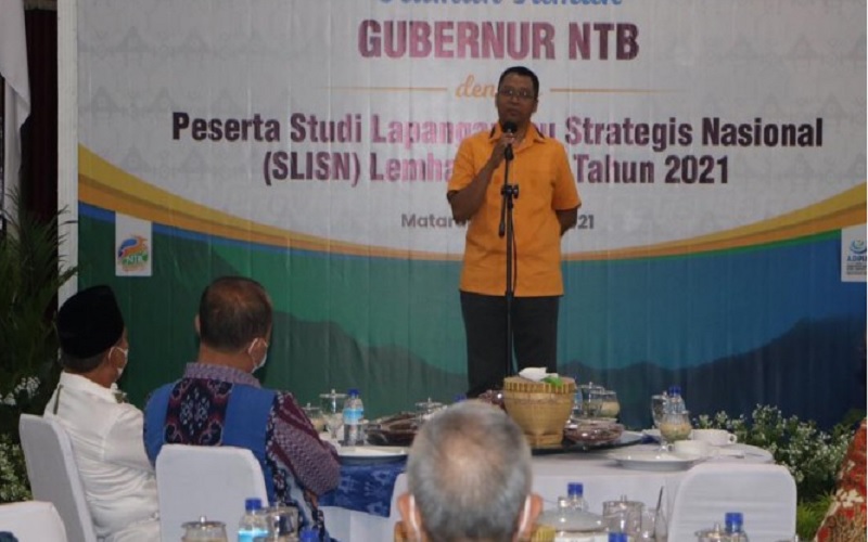 Gubernur NTB Pamer 3 Isu Strategis di Depan Pejabat Lemhanas, Ini Rinciannya