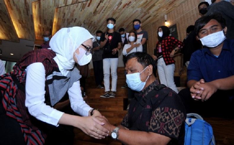 Stafsus Presiden Minta Penyandang Disabilitas di Bali Dapat Prioritas Vaksinasi