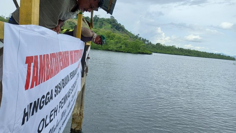 Pekerjaan Belum Dibayar Pemerintah, Kontraktor Pelaksana Tutup Tambatan Perahu Upo Upo 