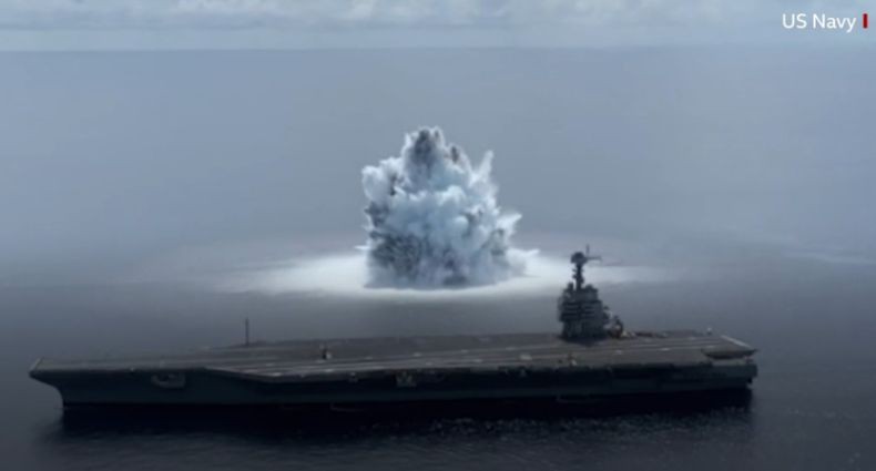  Amerika Serikat Ledakkan Bom 18 Ton Picu Gempa M3,9 
