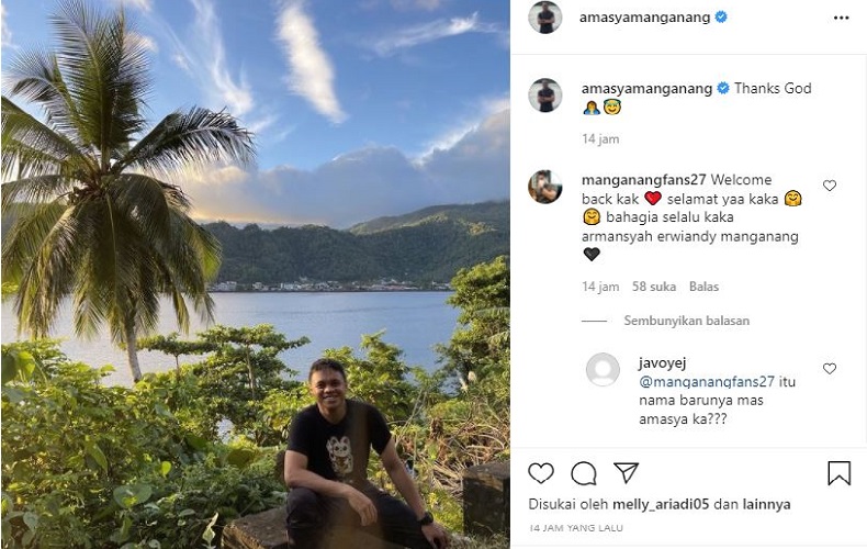 Nama Baru dan Unggahan Pertama Amasya Manganang usai Resmi Menjadi Laki-Laki