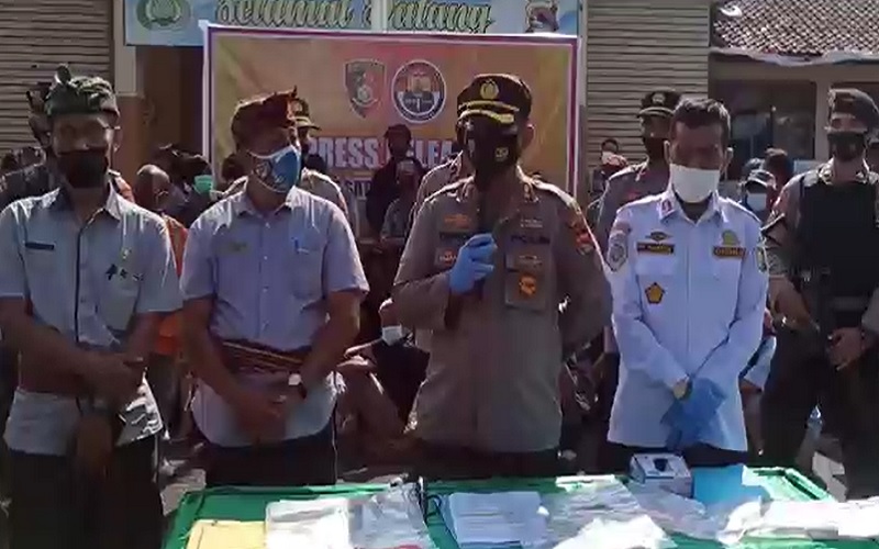 Polres Lotim Tangkap 109 Preman Berkedok Juru Pakir