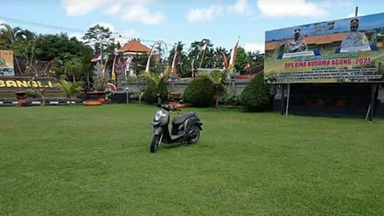 Viral Polisi Parkir Motor Sembarangan di Polres Bangli, Begini Jadinya