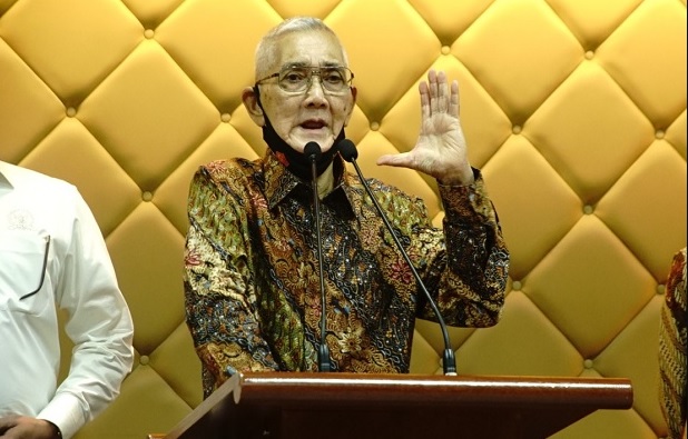 Mantan Wapres Try Sutrisno Dipastikan Sehat, Kabar Dukacita Hoaks