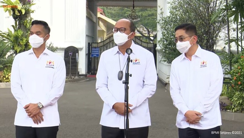 Temui Jokowi, Dua Caketum Kadin Sepakat Pimpin Organisasi Bersama-Sama  
