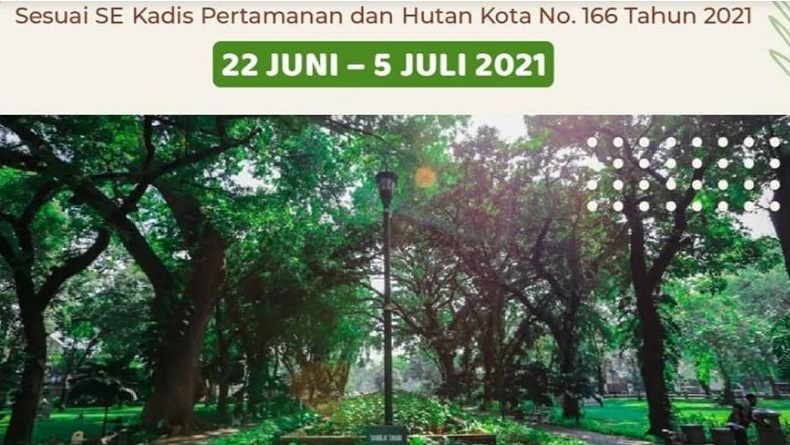 Pemprov DKI Tutup Taman, Hutan Kota hingga Margasatwa Buntut Lonjakan Covid-19