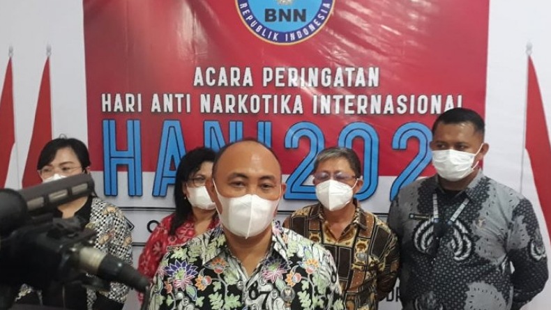 BNNP Sulut Ungkap 21 Kasus Narkotrika selama 2021, Tangkap 21 Tersangka