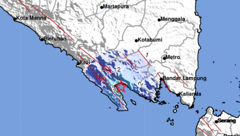 Gempa Bumi Terkini M4,2 Guncang Tanggamus Lampung