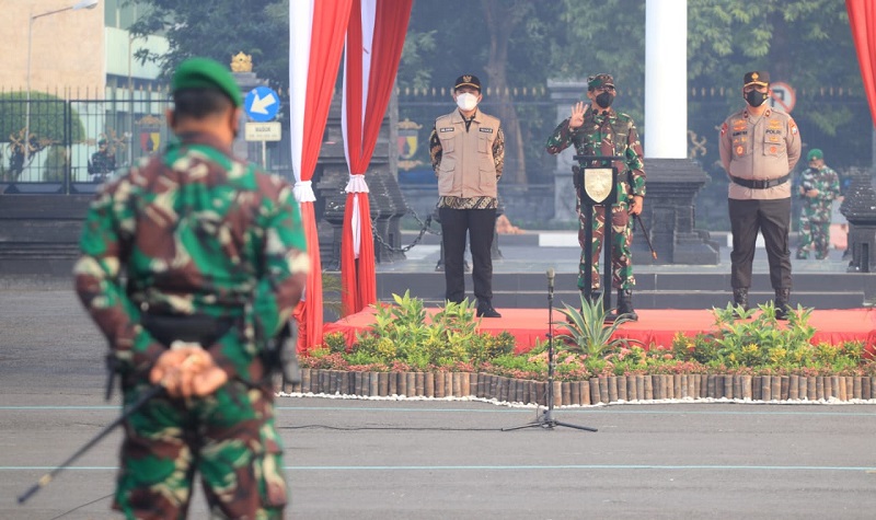 Apel Kesiapan PPKM Darurat di Jawa Timur, Ini Arahan Pangdam V Brawijaya 