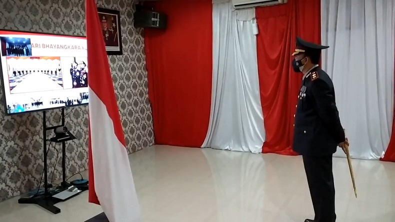 HUT ke-75 Bhayangkara Momentum Perkuat Sinergitas Forkopimda di Bangka Selatan
