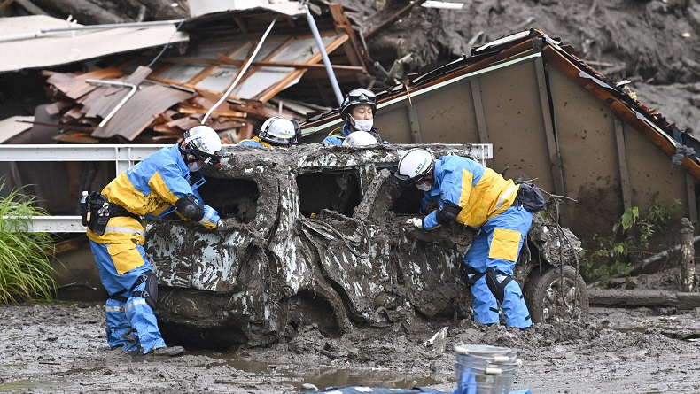 Pasca-Banjir Bandang dan Longsor di Jepang, Pemerintah Lanjutkan Operasi Penyelamatan