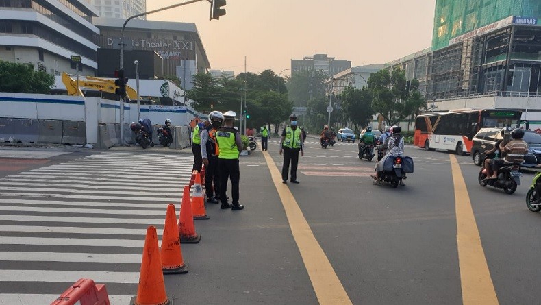 PPKM Darurat, Sejumlah Ruas Jalan di Jakarta Ditutup dan Dialihkan