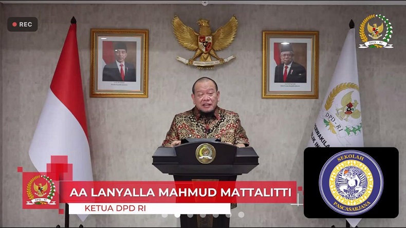 Ketua DPD La Nyalla Bicara Pentingnya Amandemen ke-5 UUD 1945 di FGD Unair