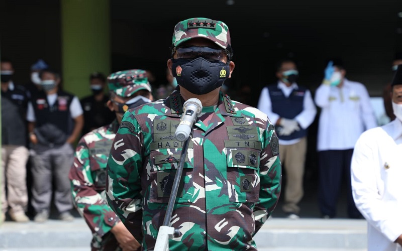 Panglima TNI Tegaskan Warga Ikut Vaksinasi sebagai Pahlawan Kesehatan