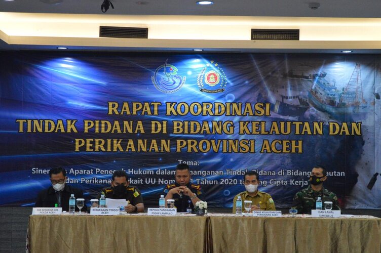 KKP Perkuat Sinergi Penanganan Tindak Pidana Kelautan dan Perikanan di Aceh