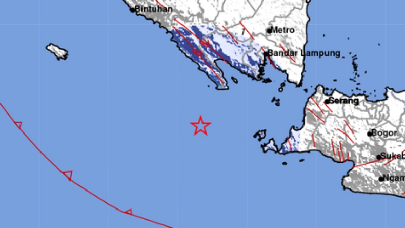 Gempa M 4,7 Getarkan Tanggamus Lampung