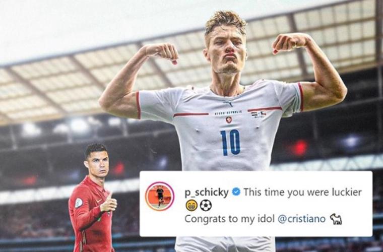 Schick Sebut Ronaldo Beruntung Jadi Top Skor Euro 2020, Begini Respons CR7