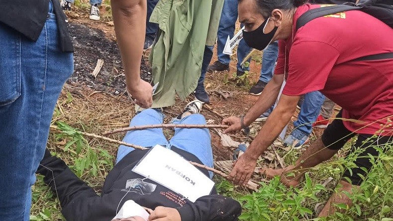 Pembunuhan Kekasih di Cisauk, Leher Korban Sempat Diinjak Berkali-kali Sebelum Dibakar