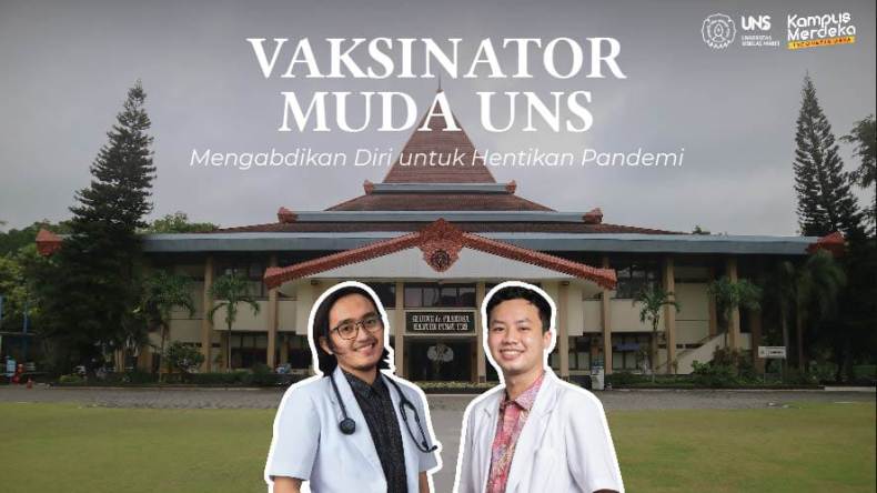 Begini Semangat Vaksinator Gugus Tugas Covid-19 UNS Solo saat Bertugas 