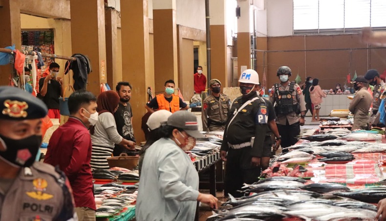 Patroli Prokes dan Pengawasan PPKM Mikro di Halmahera Utara Ditingkatkan