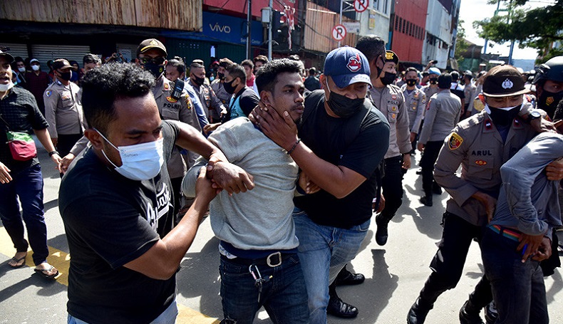 Polisi Tangkap Provokator Demonstrasi Mahasiswa Tolak PPKM