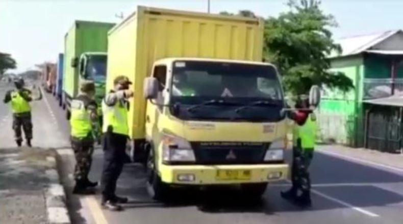 Penyekatan di Pantura Brebes, Puluhan Kendaraan Diputar Balik 