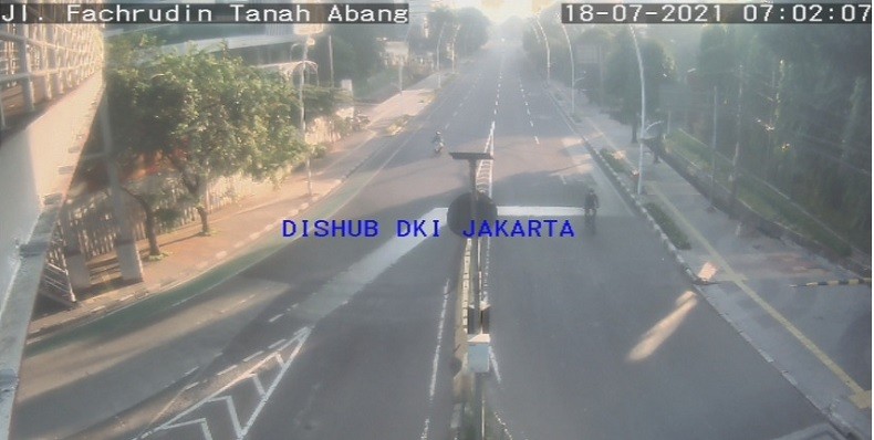 PPKM Darurat, Sudirman hingga Tanah Abang Sepi Aktivitas