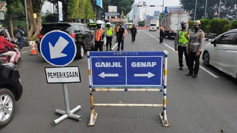 Ganjil Genap di Bogor, Polisi Putar Balik 21.749 Kendaraan selama 3 Hari