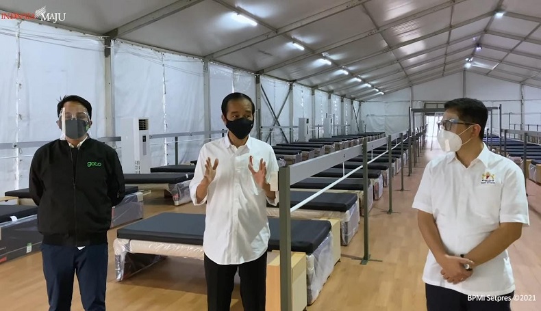 Jokowi: Rumah Oksigen Gotong Royong di Pulo Gadung Selesai Agustus 2021