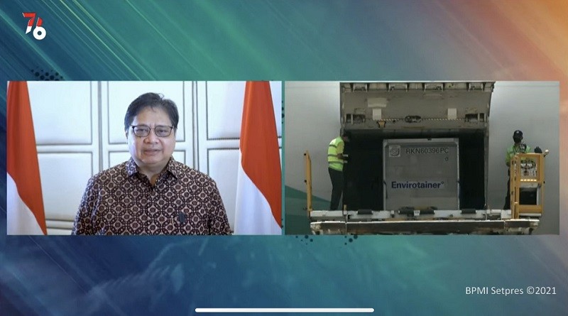  Sebanyak 21,2 Juta Bahan Vaksin Sinovac Datang Lagi di Indonesia