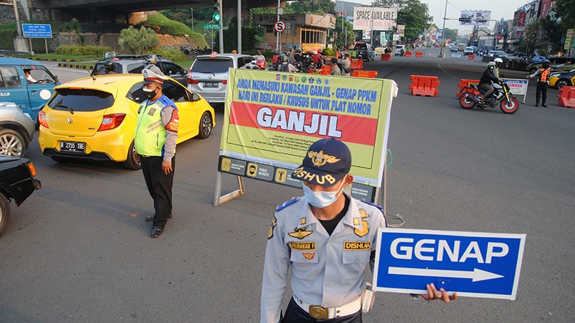 PPKM Level 4, Kota Bogor Kembali Terapkan Ganjil Genap Motor