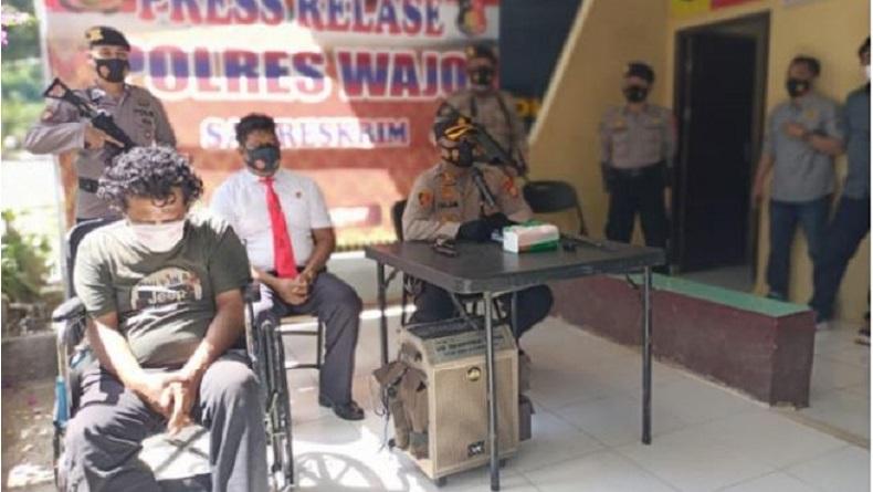 Gelapkan Motor Warga, Polisi Gadungan Ditembak Personel Polres Wajo
