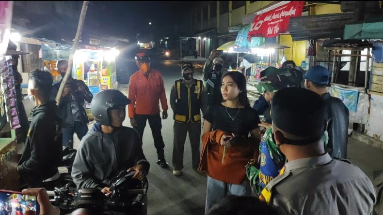 PPKM Level 4, Tim Gabungan Awasi Prokes di Lokasi Keramaian Bangka Barat