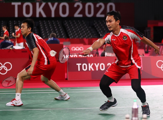 Hendra/Ahsan Lolos ke Semifinal Olimpiade 2020 usai Kalahkan Duo Jepang