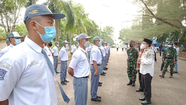 Sebelum Jalani Karantina, 36 Paskibraka Bangka Tengah Diswab
