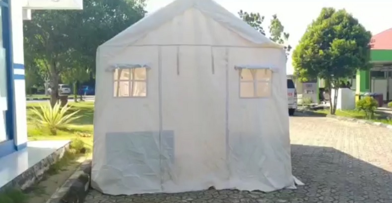 RSUD Bangka Selatan Penuh, Tenda Darurat untuk Pasien Covid-19 Didirikan