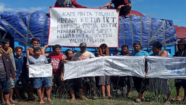 Warga Terjebak Penutupan Jalan di Yalimo Dilaporkan Mulai Sakit dan Kelaparan