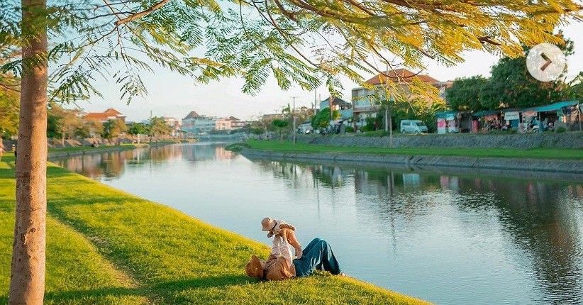 Lagi Viral Spot Pinggir Sungai Taman Pancing di Bali, Suasananya Indah