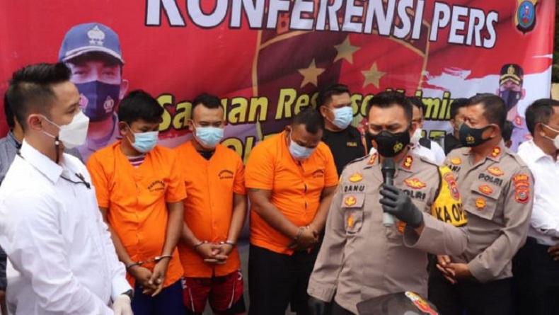 Polisi Tangkap Begal Bersenjata Parang dan Senapan Angin di Langkat