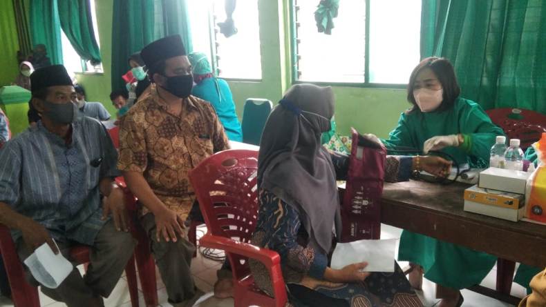Antusiasme Warga NU Grobogan Ikut Vaksinasi Tinggi